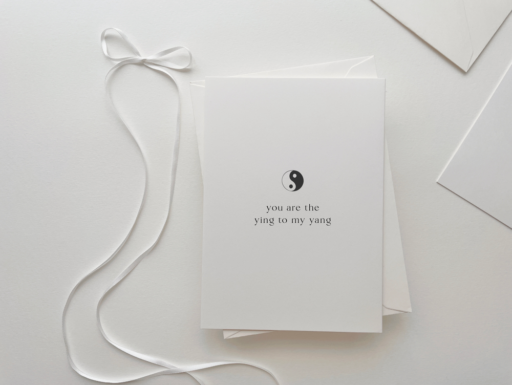 Ying To My Yang Card