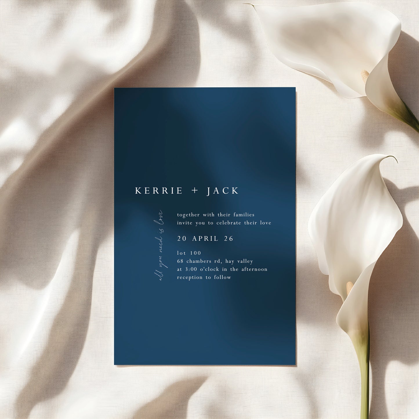 
                  
                    All You Need Is Love - Invitation
                  
                