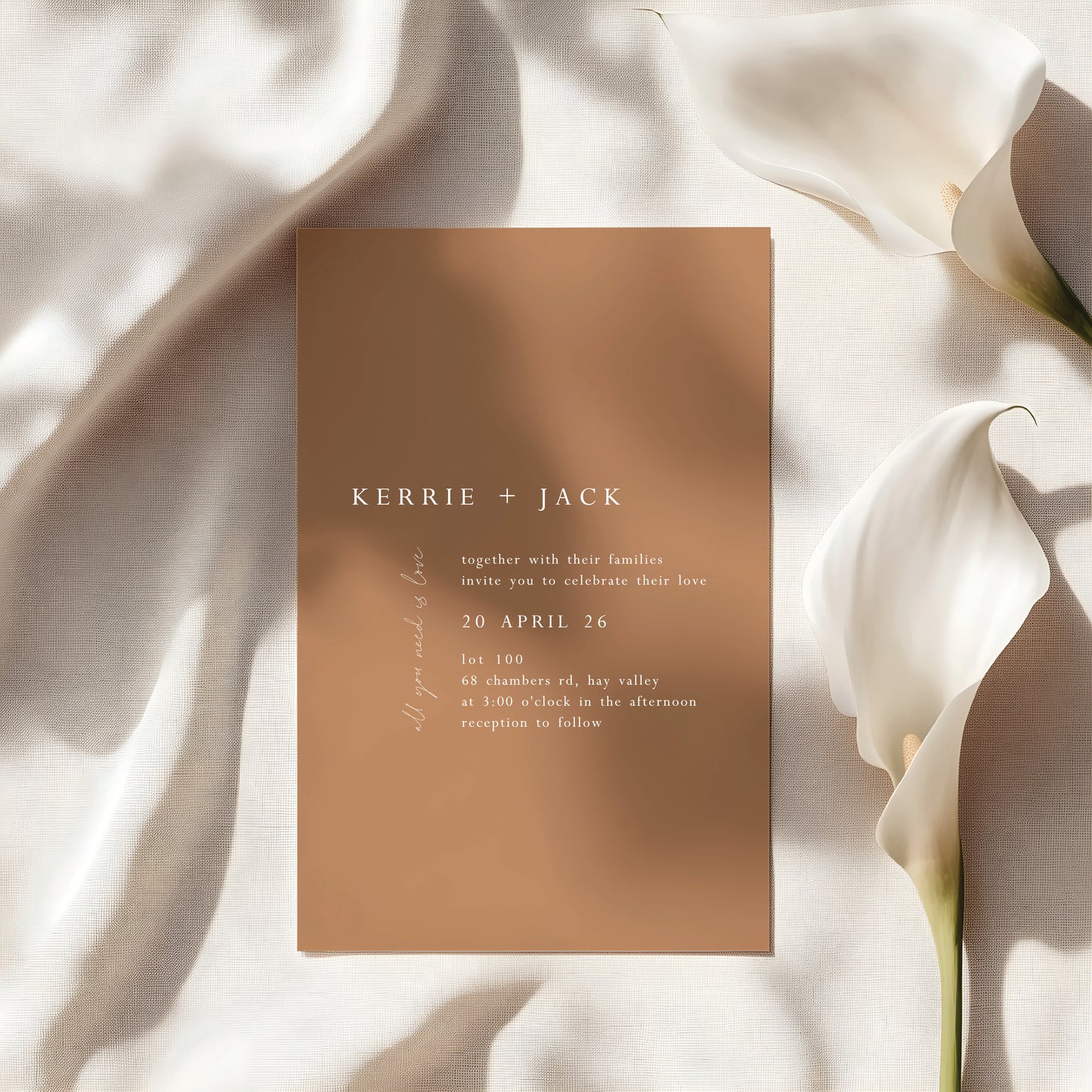 
                  
                    All You Need Is Love - Invitation
                  
                