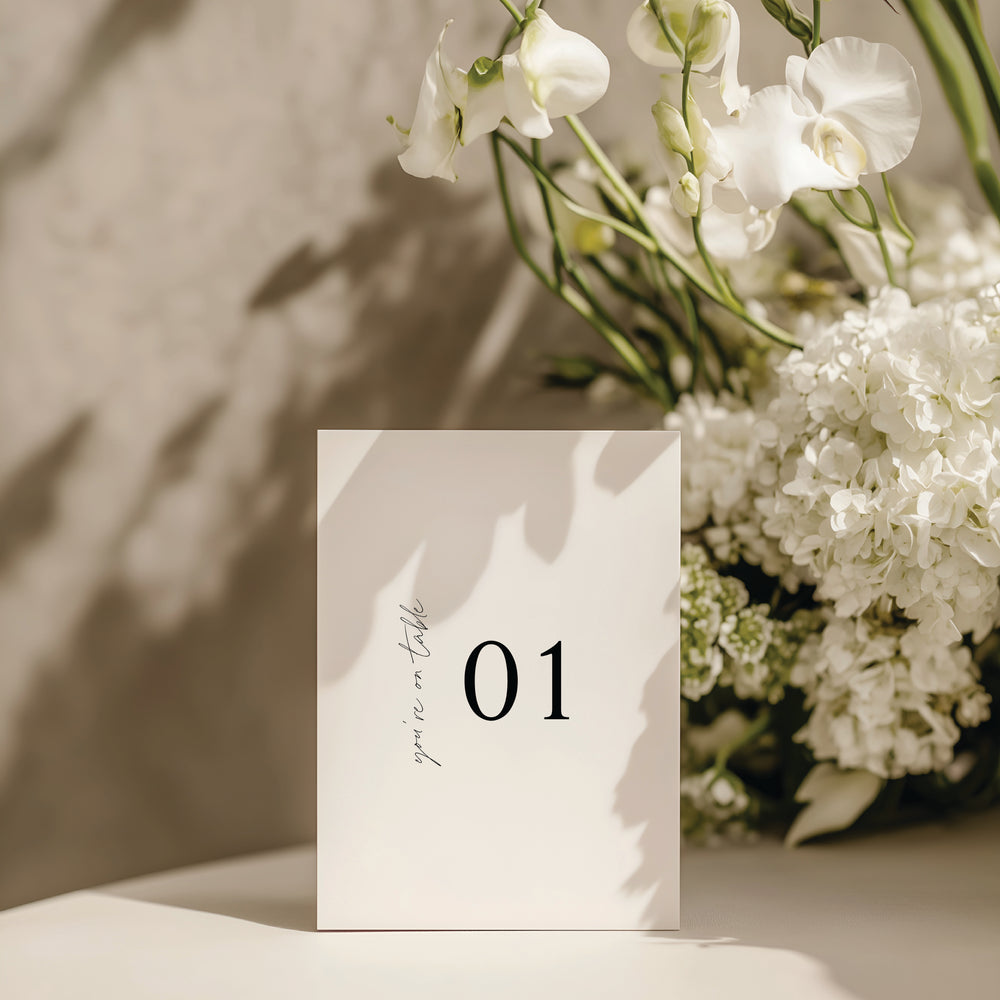 All You Need Is Love - Table Numbers