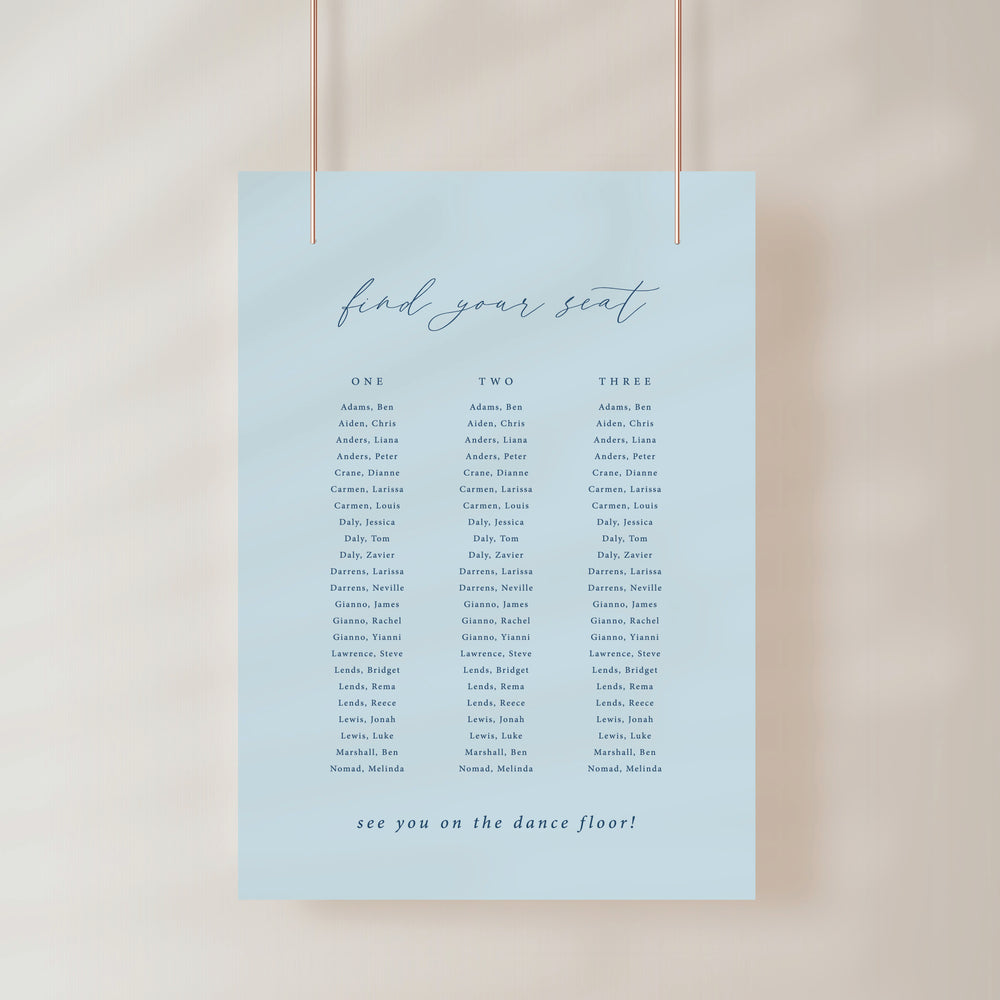 
                  
                    Amore - Seating Chart
                  
                