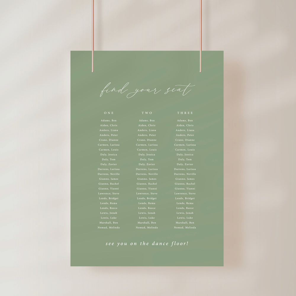 
                  
                    Amore - Seating Chart
                  
                