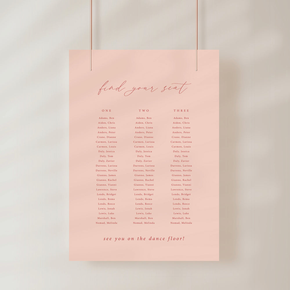 
                  
                    Amore - Seating Chart
                  
                