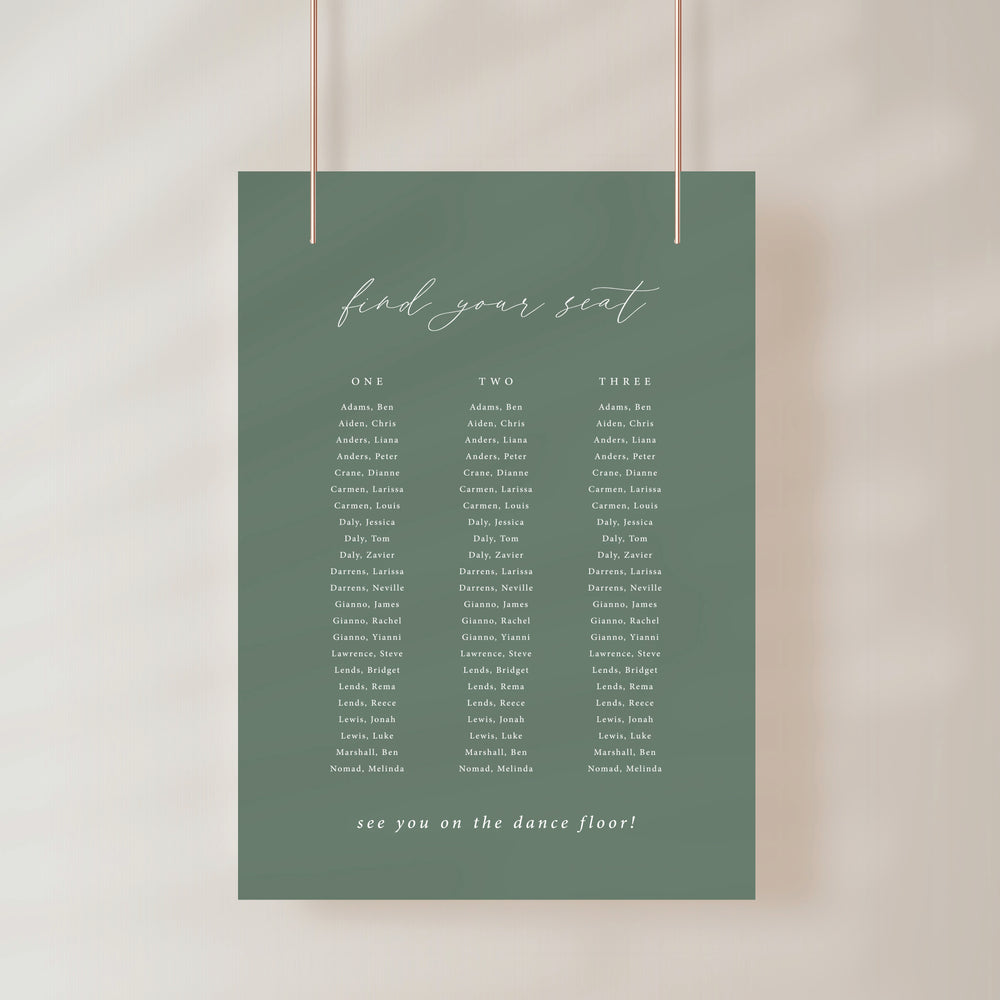 
                  
                    Amore - Seating Chart
                  
                