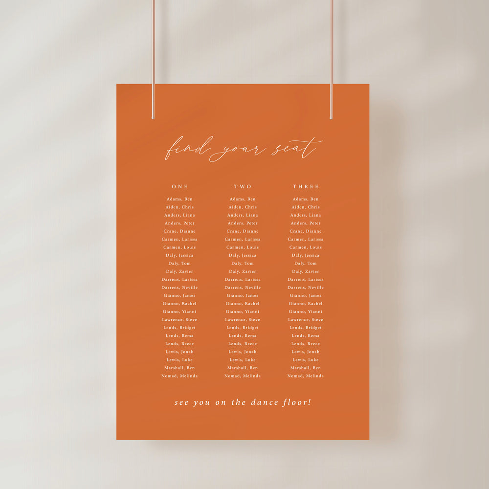 
                  
                    Amore - Seating Chart
                  
                