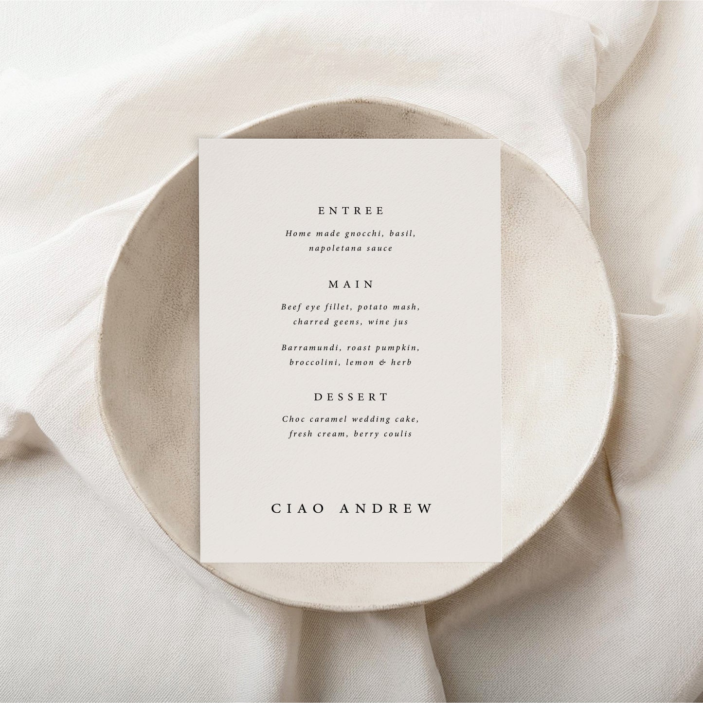 
                  
                    Atlanta - Menu
                  
                