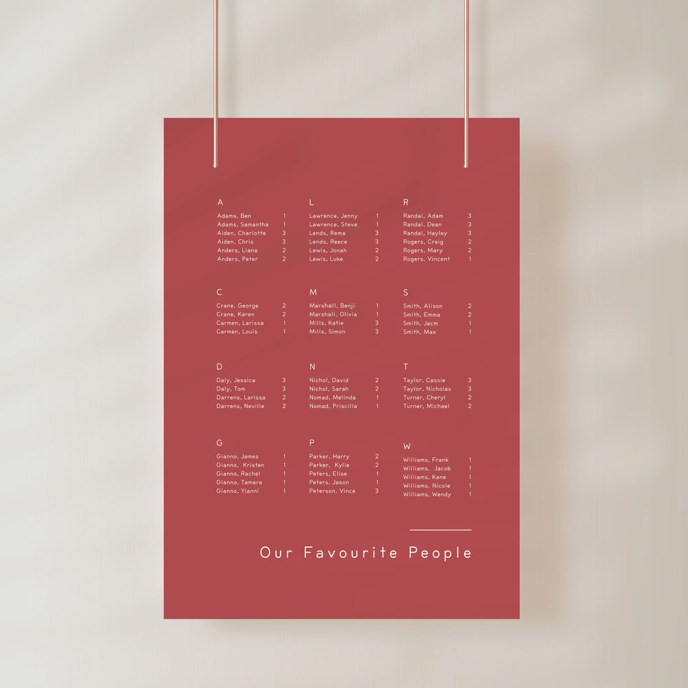 
                  
                    Between The Lines - Seating Chart
                  
                