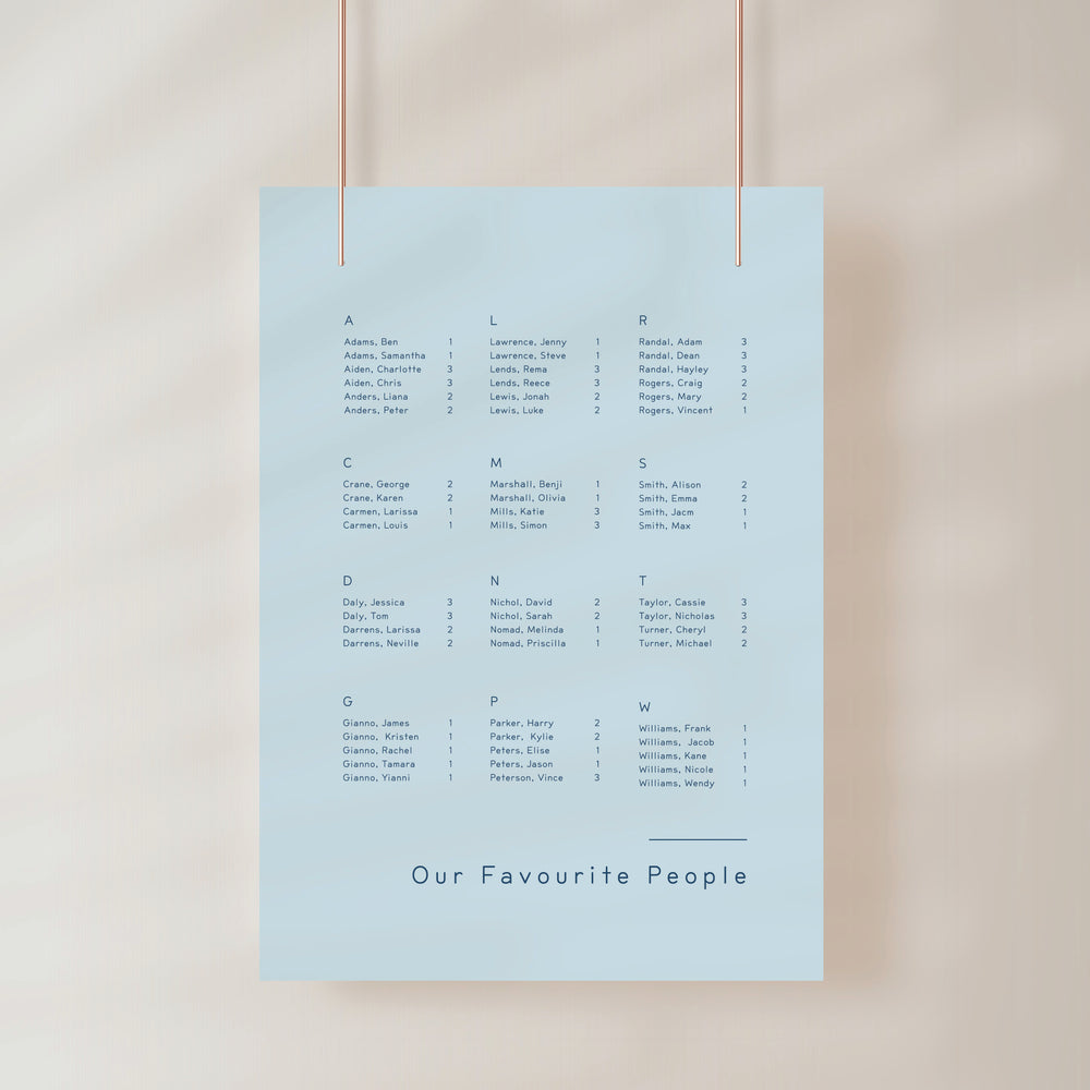 
                  
                    Between The Lines - Seating Chart
                  
                