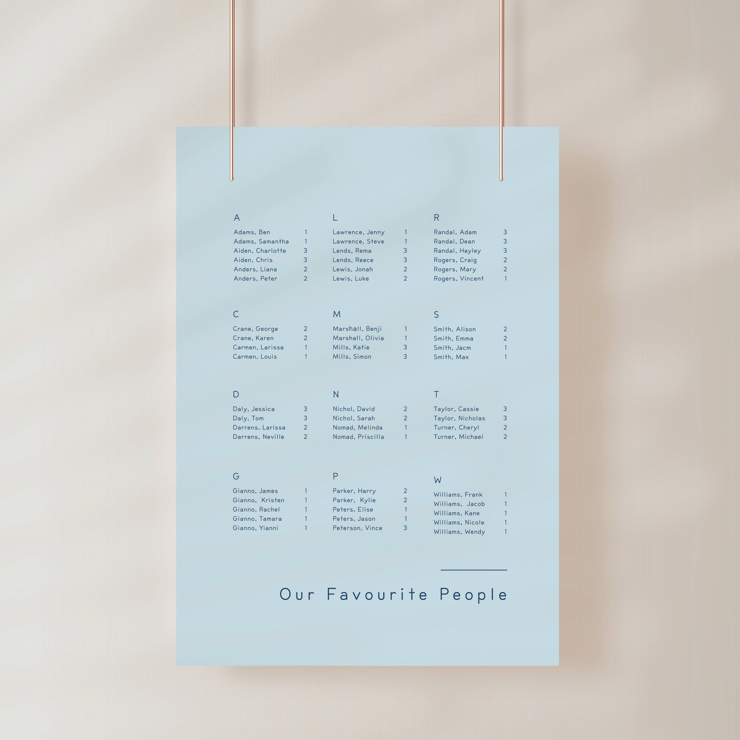 
                  
                    Between The Lines - Seating Chart
                  
                
