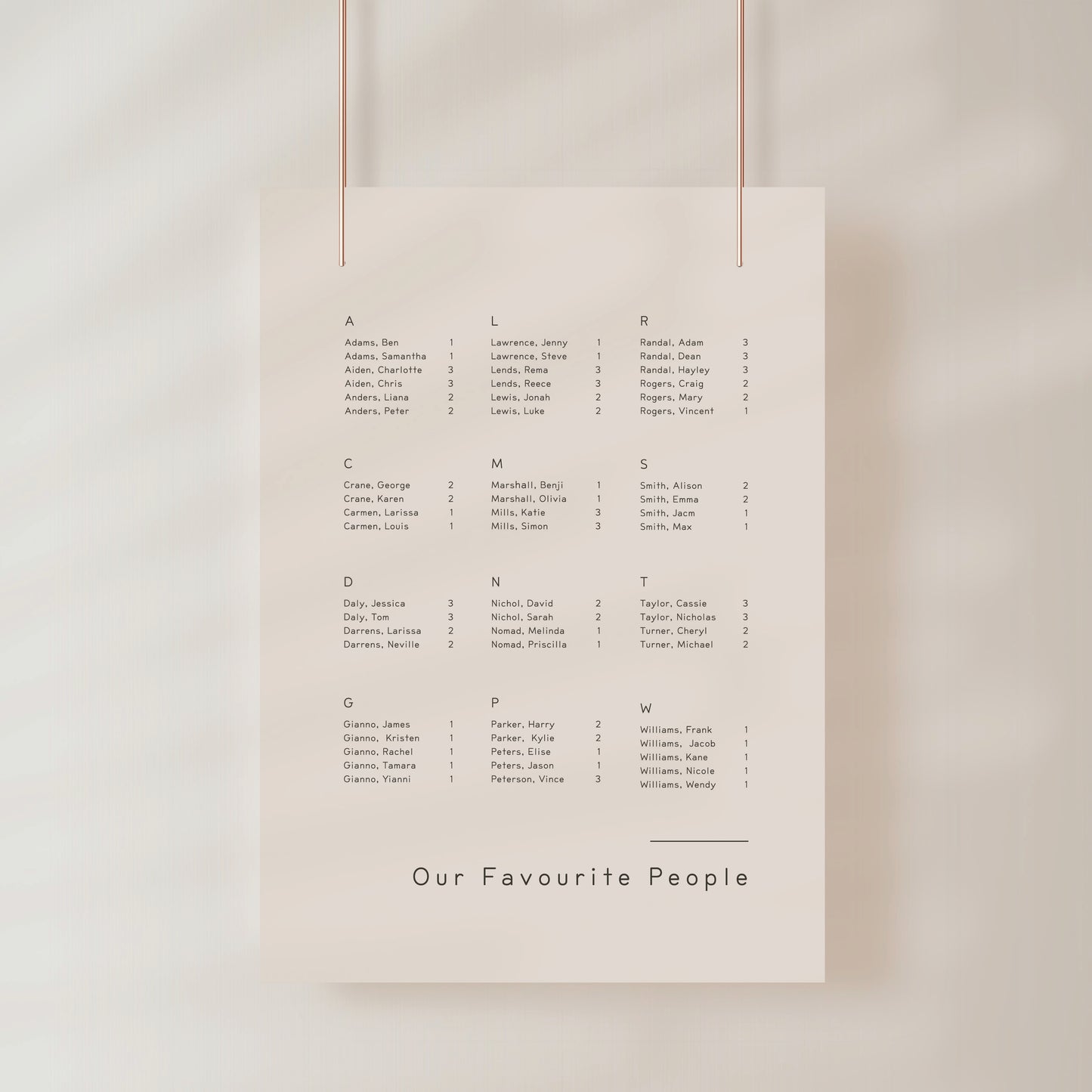 
                  
                    Between The Lines - Seating Chart
                  
                
