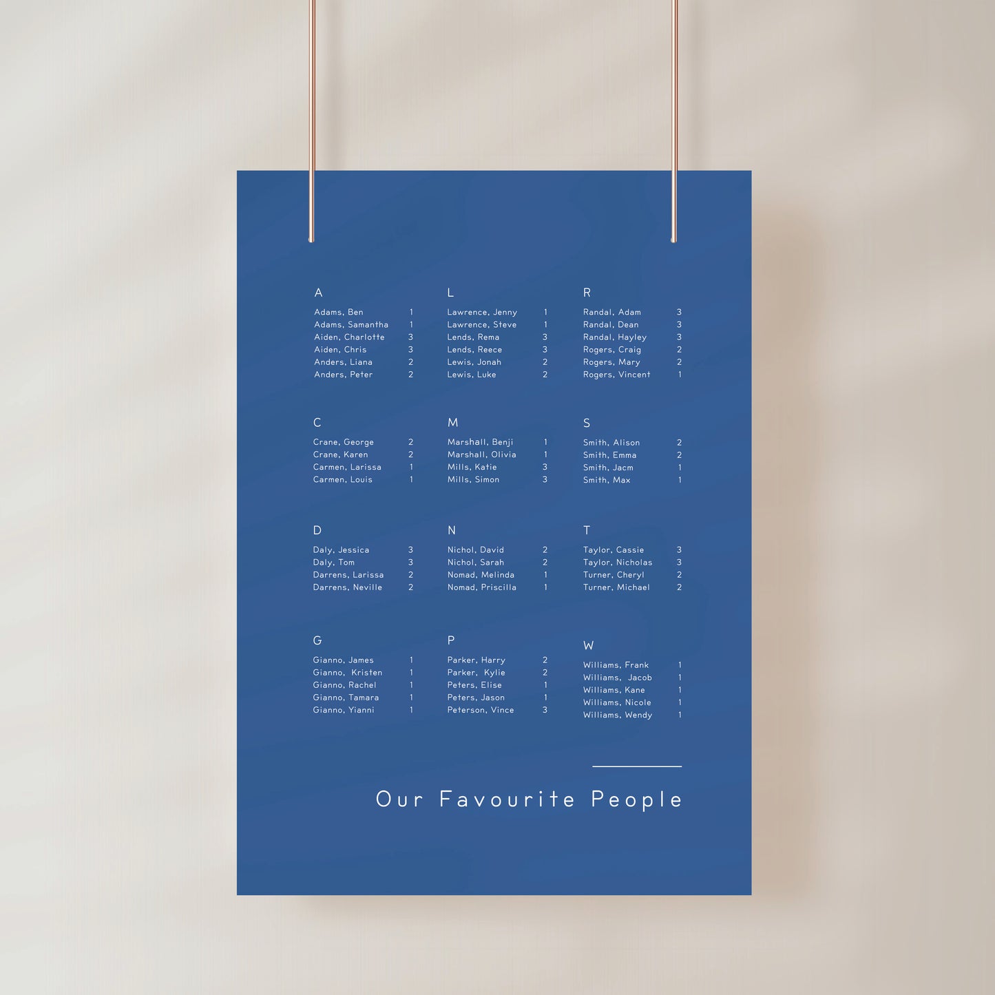 
                  
                    Between The Lines - Seating Chart
                  
                