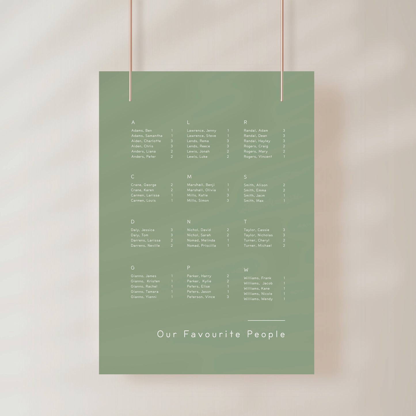 
                  
                    Between The Lines - Seating Chart
                  
                