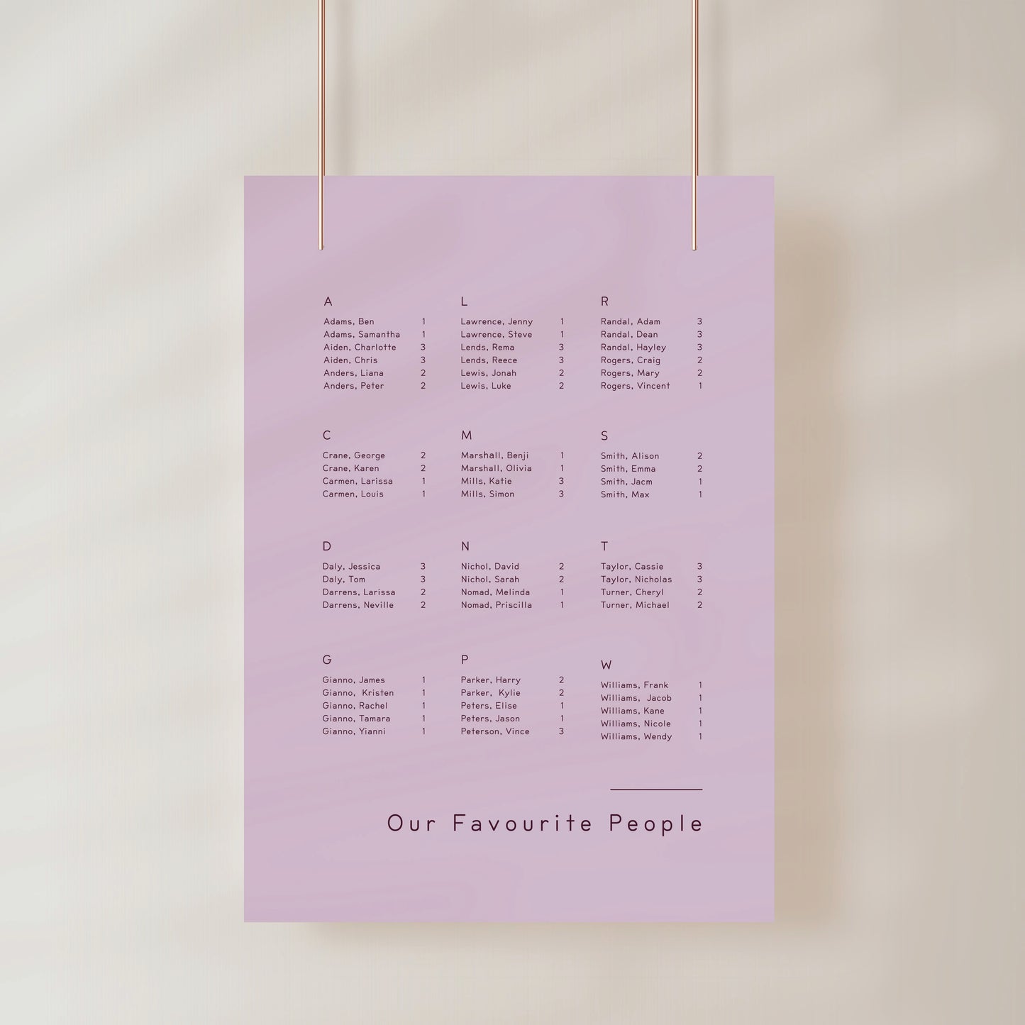 
                  
                    Between The Lines - Seating Chart
                  
                