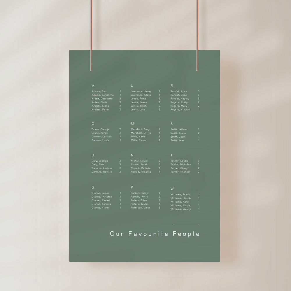 
                  
                    Between The Lines - Seating Chart
                  
                
