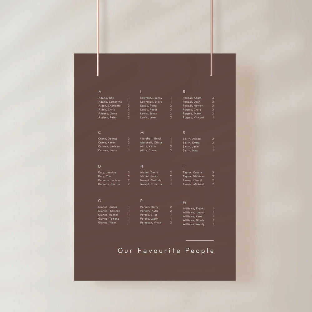 
                  
                    Between The Lines - Seating Chart
                  
                