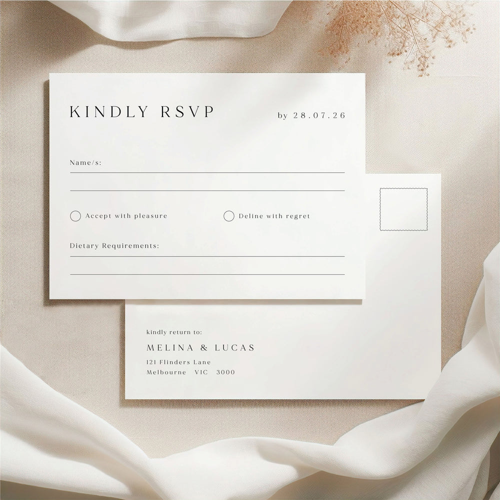 Classico - Rsvp Post Card