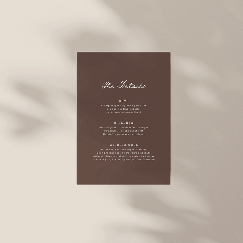 
                  
                    Maison D'amour - Details Card
                  
                