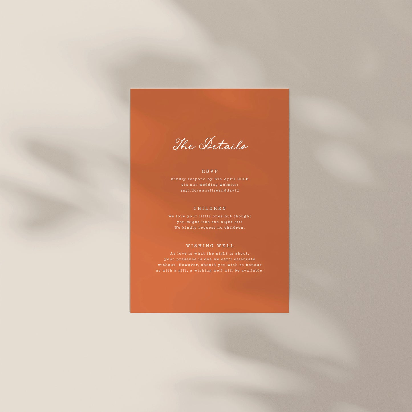 
                  
                    Maison D'amour - Details Card
                  
                