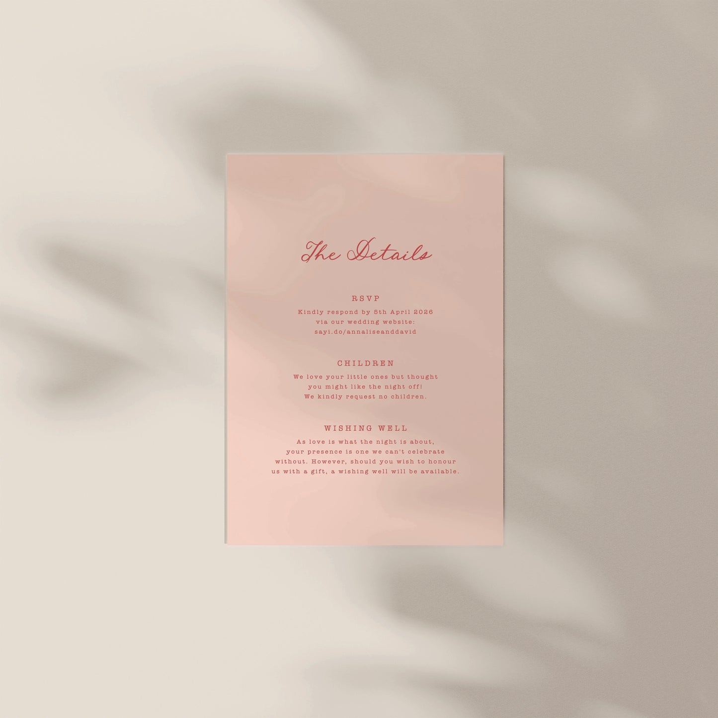 
                  
                    Maison D'amour - Details Card
                  
                