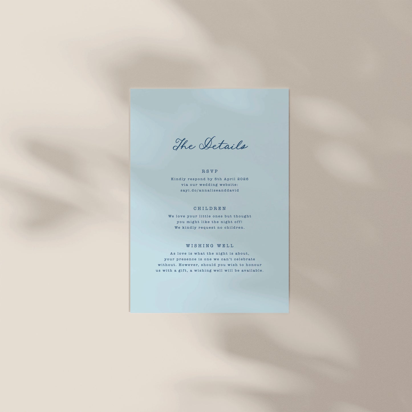 
                  
                    Maison D'amour - Details Card
                  
                