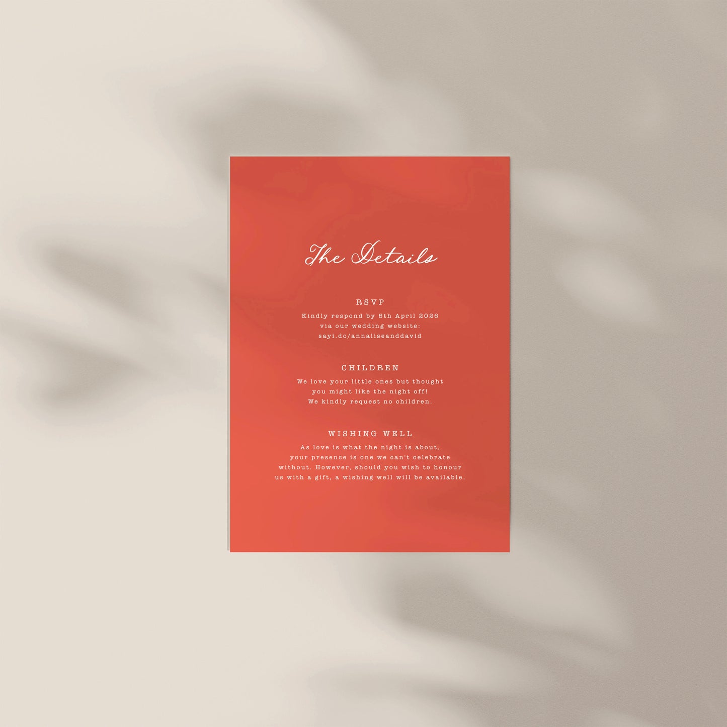 
                  
                    Maison D'amour - Details Card
                  
                