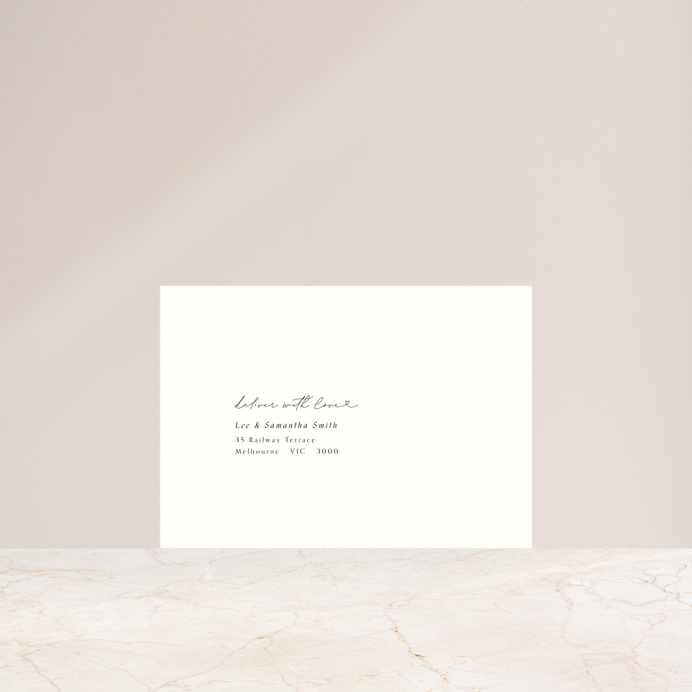 Cashmere - Envelope Printing + Envelopes