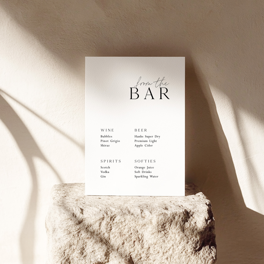 In The Mix- Bar Sign