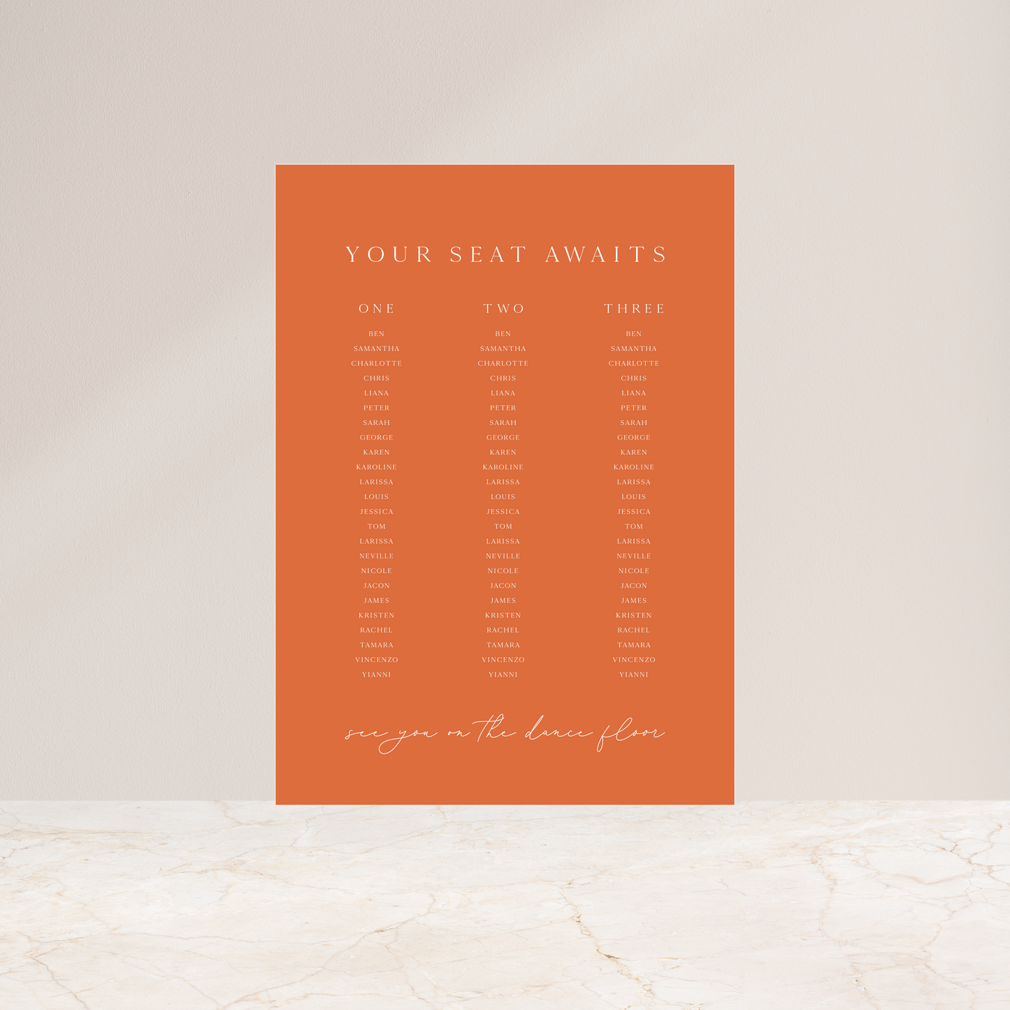 
                  
                    Luna - Seating Chart
                  
                