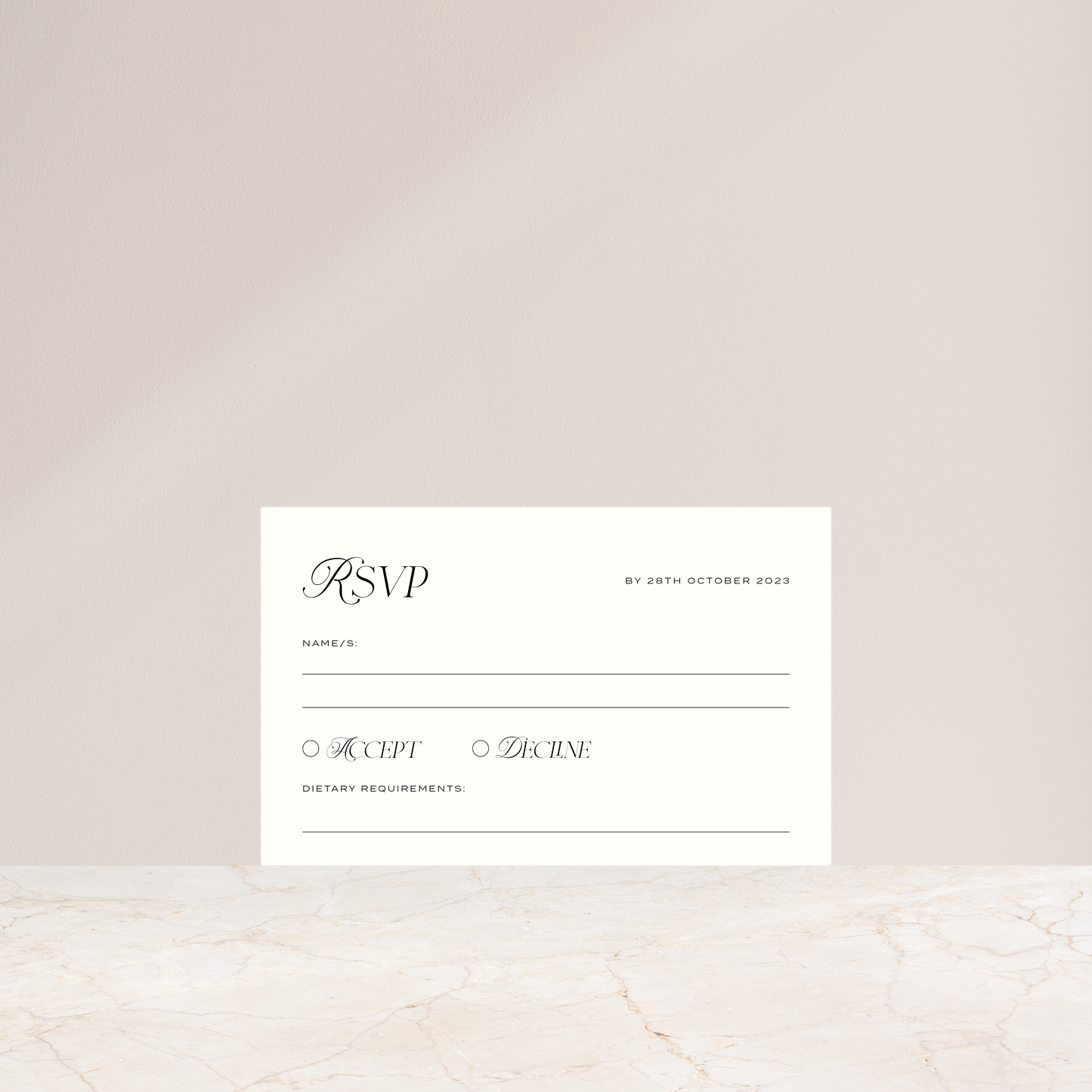 
                  
                    Manhattan - Rsvp Card
                  
                