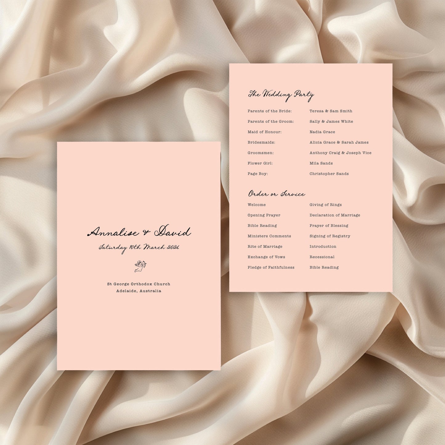 
                  
                    Maison D'amour - Order Of Service
                  
                