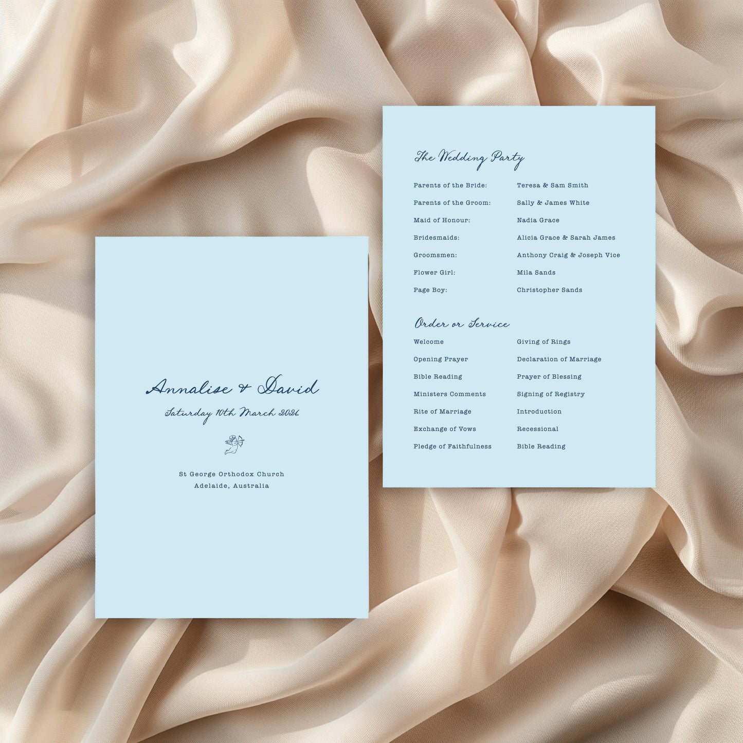 
                  
                    Maison D'amour - Order Of Service
                  
                