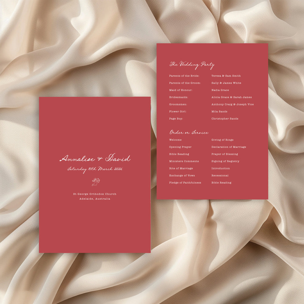 
                  
                    Maison D'amour - Order Of Service
                  
                