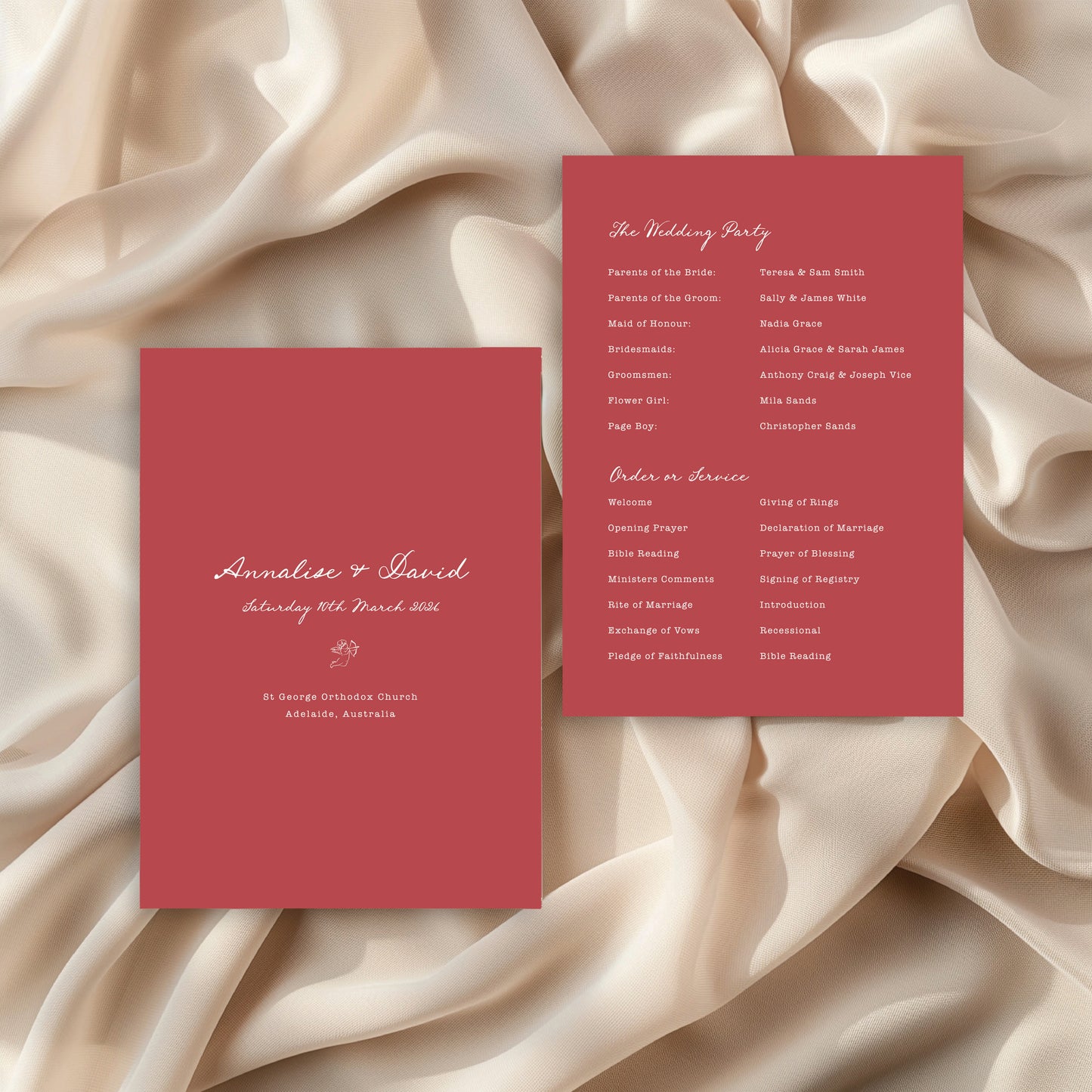 
                  
                    Maison D'amour - Order Of Service
                  
                
