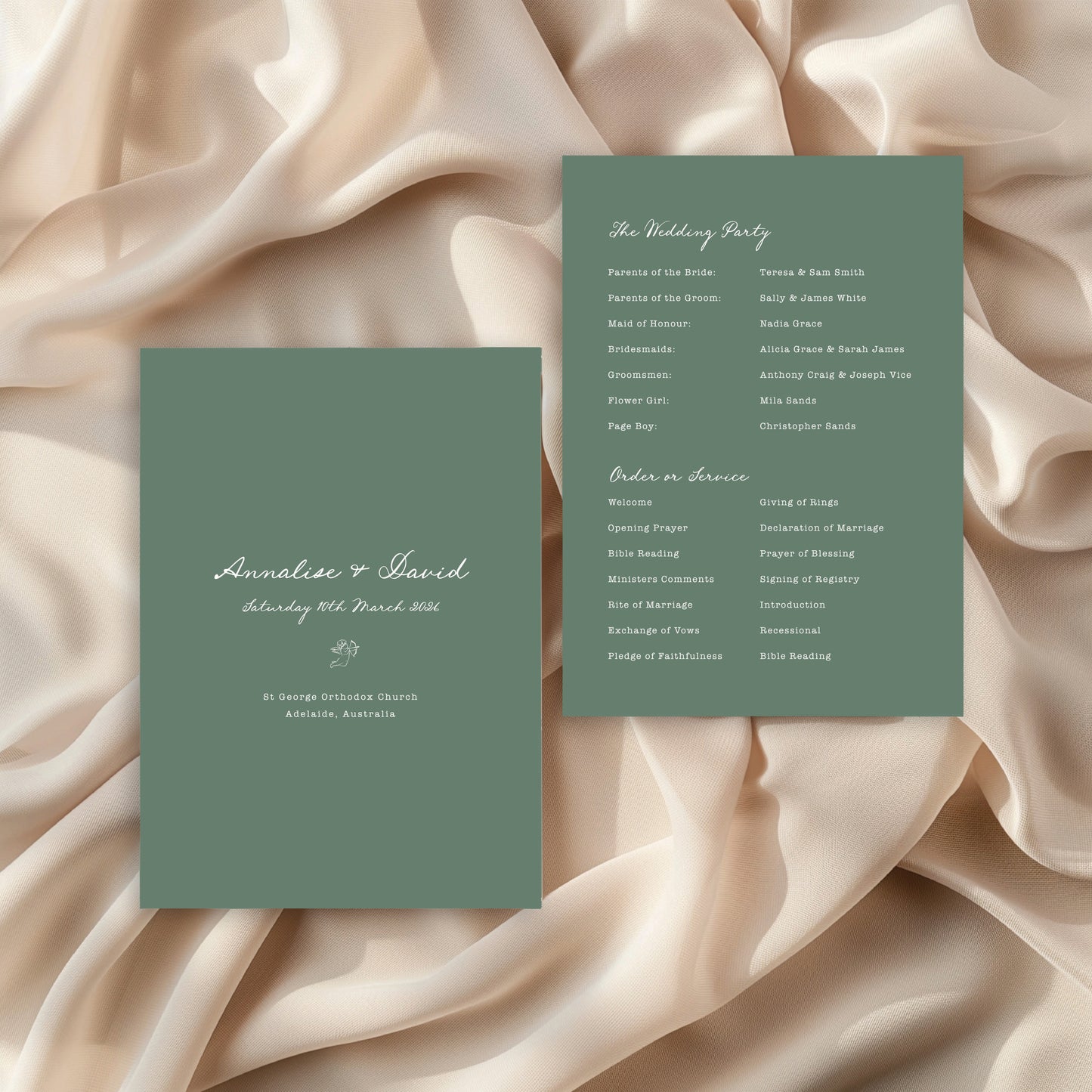 
                  
                    Maison D'amour - Order Of Service
                  
                