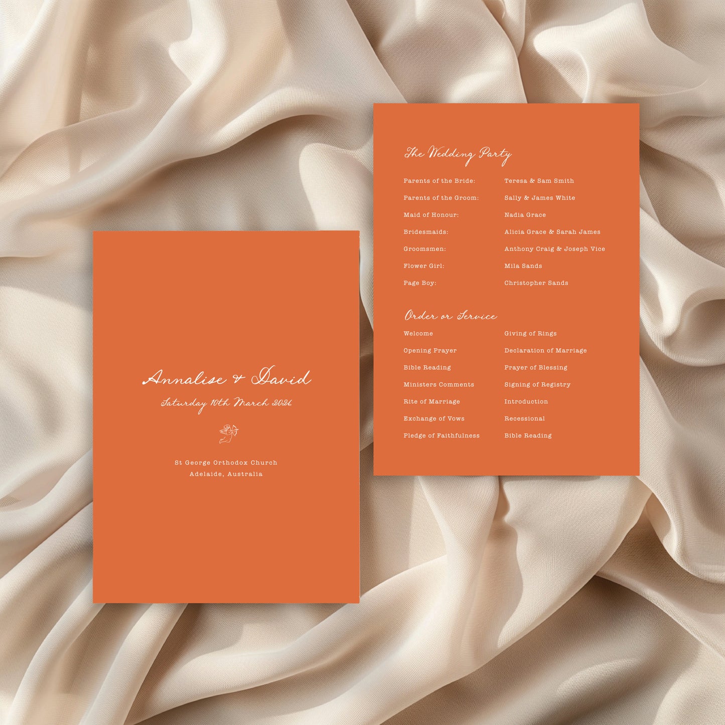 
                  
                    Maison D'amour - Order Of Service
                  
                
