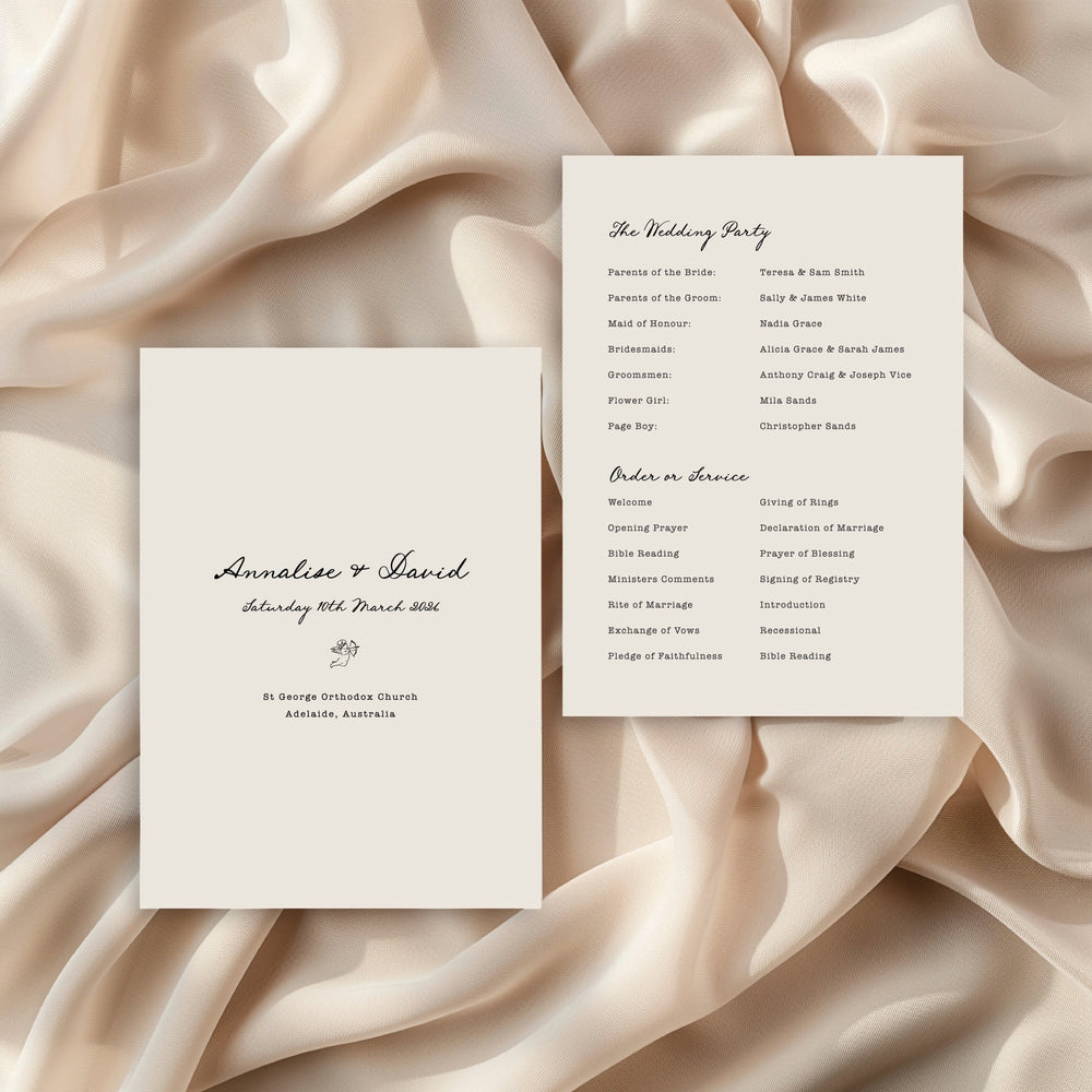 
                  
                    Maison D'amour - Order Of Service
                  
                