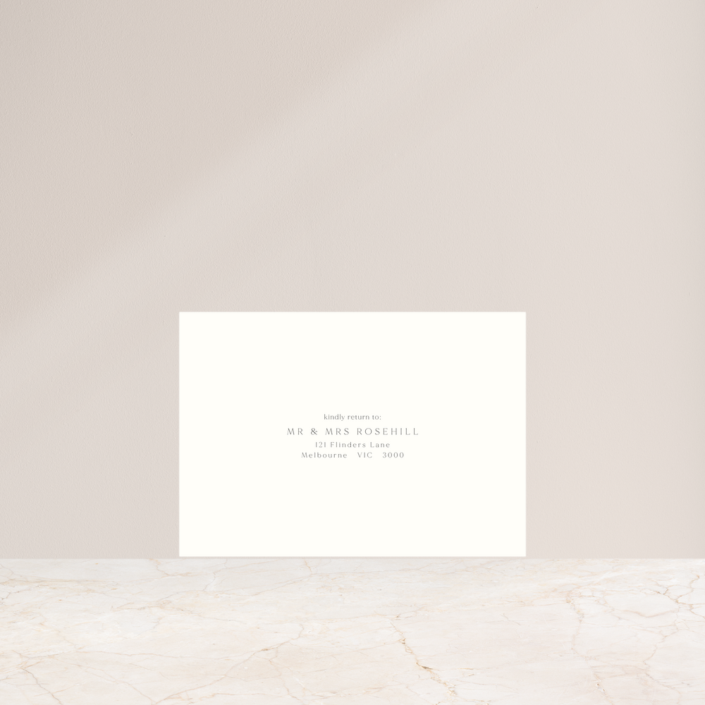 Classico - RSVP Envelope Printing + Envelopes