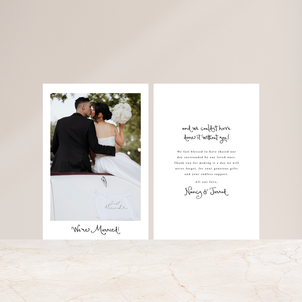 Serene Soirée - Thank You Card