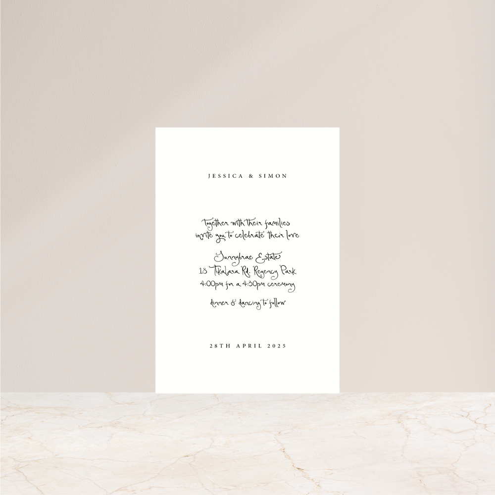 Serene Soirée - Invitation