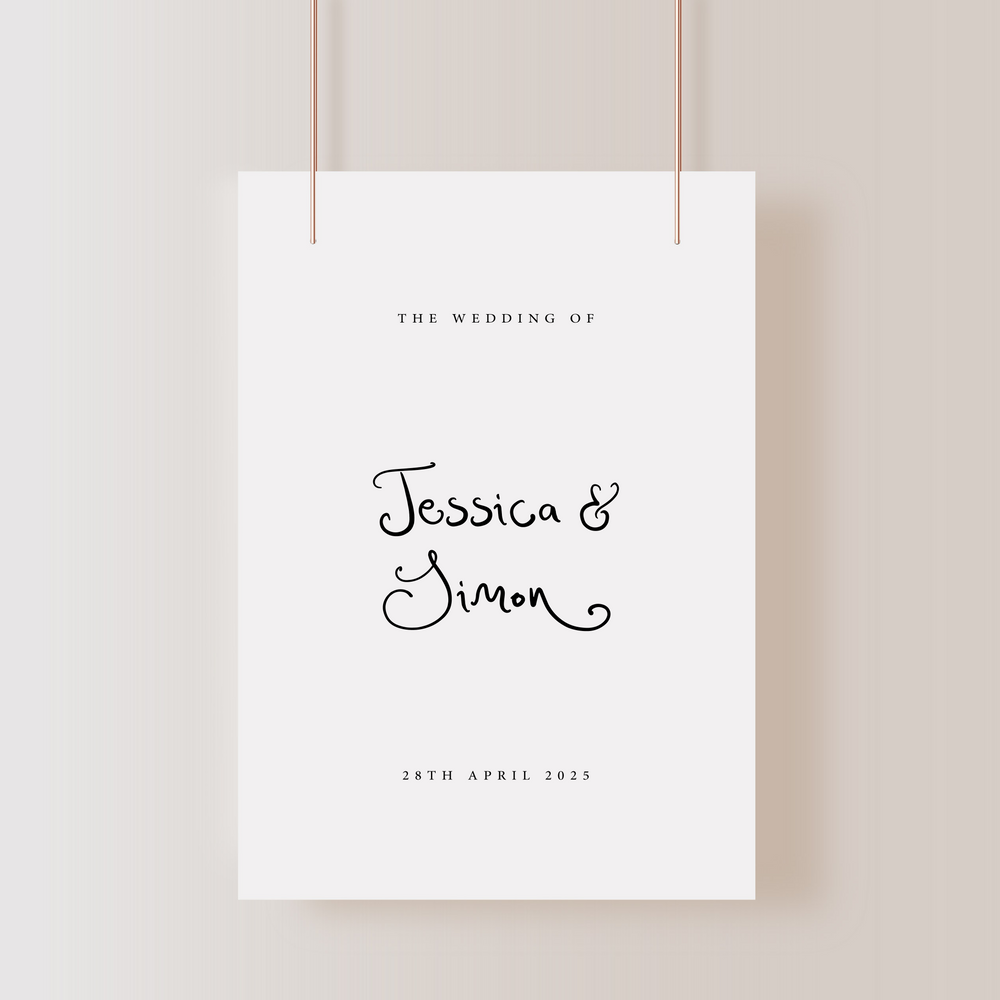 Serene Soirée - Welcome Sign