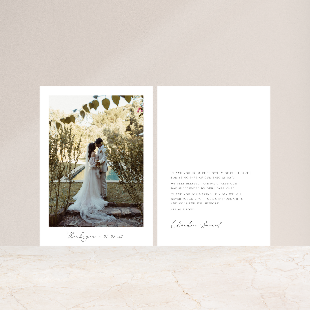 Luna - Thank You Card