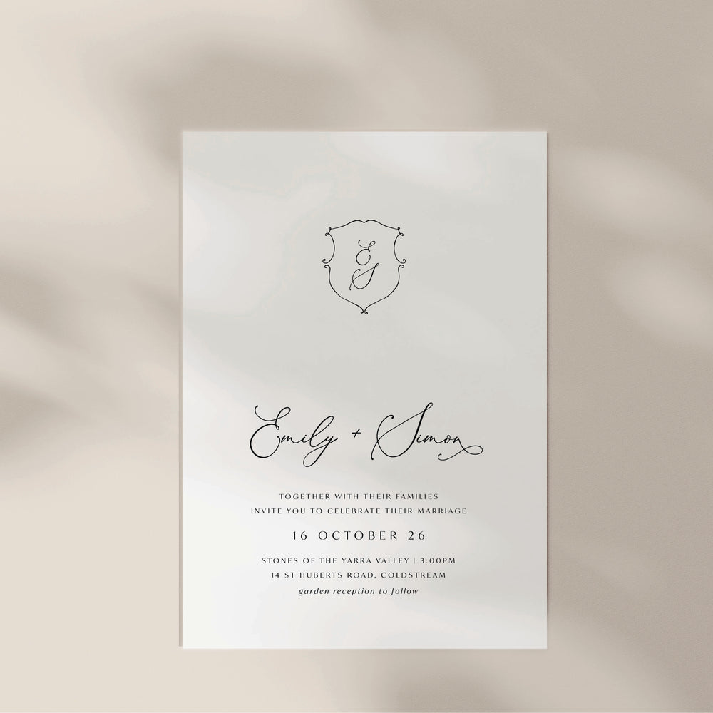 
                  
                    Treasure Crest - Invitation
                  
                