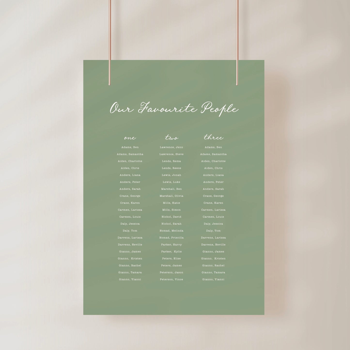 
                  
                    Maison D'amour - Seating Chart
                  
                