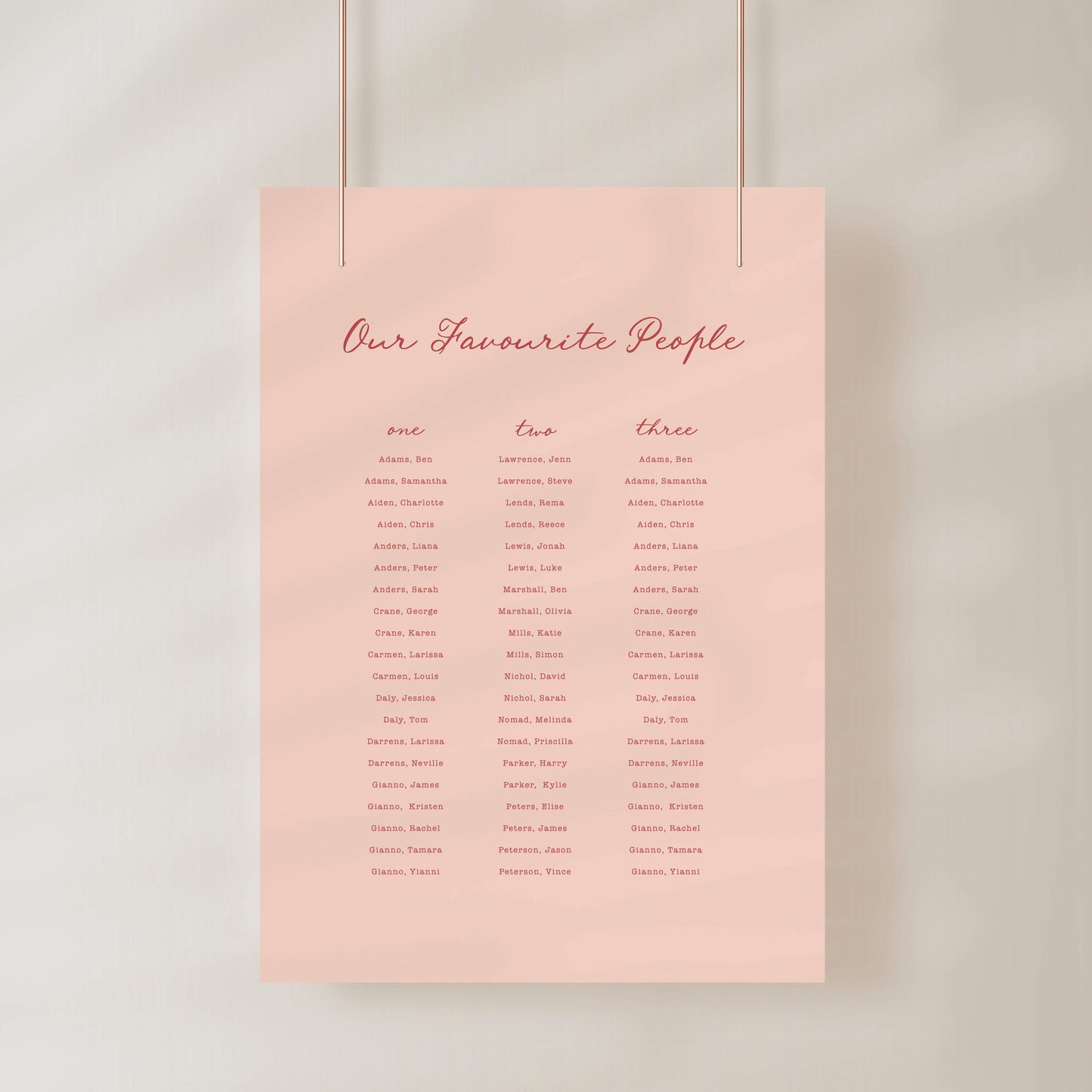 
                  
                    Maison D'amour - Seating Chart
                  
                