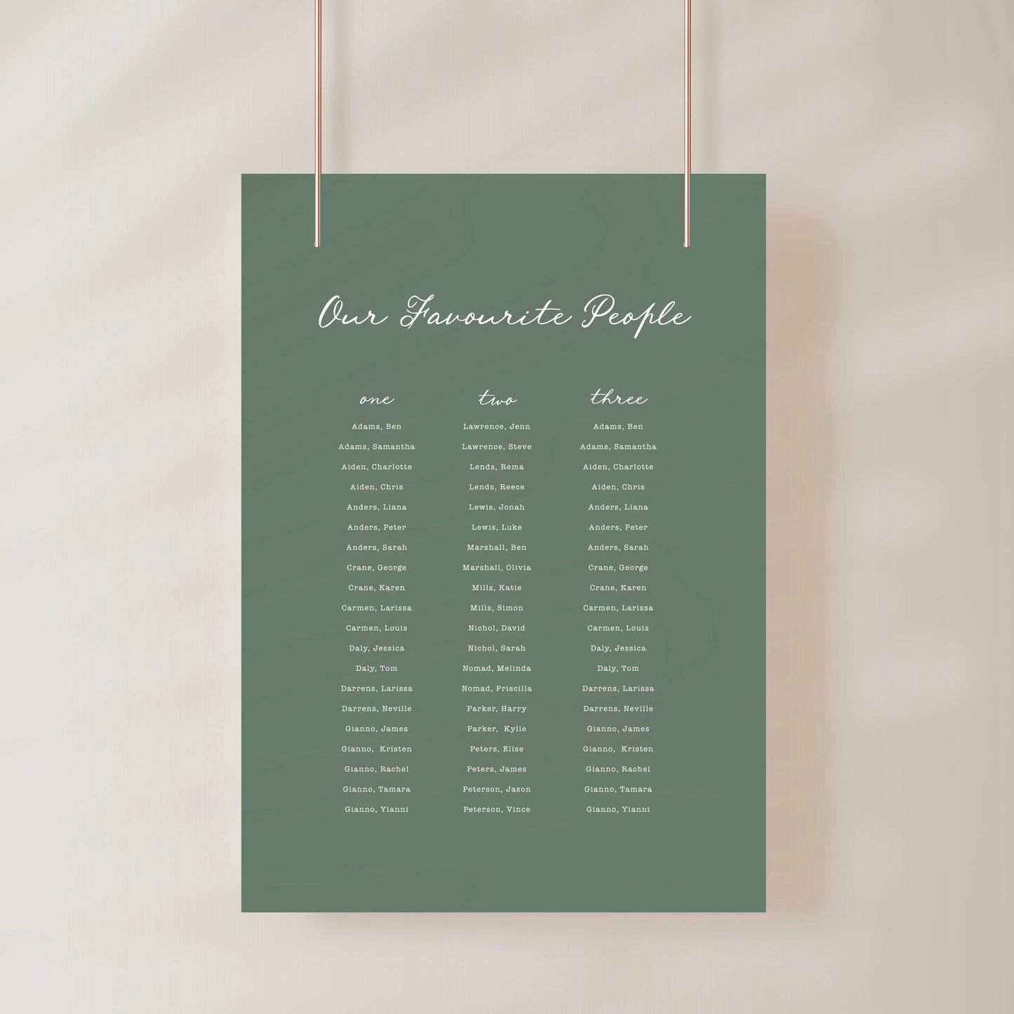 
                  
                    Maison D'amour - Seating Chart
                  
                