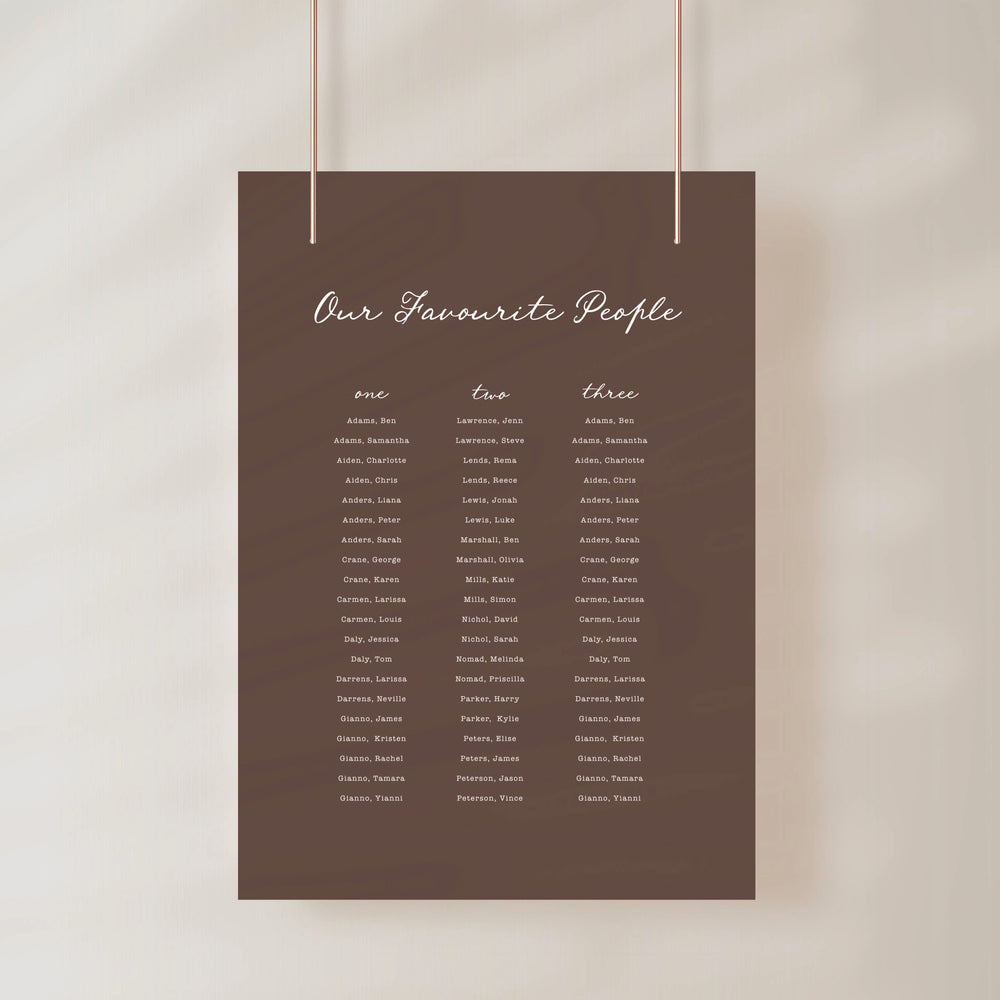 
                  
                    Maison D'amour - Seating Chart
                  
                