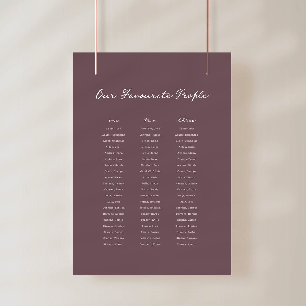 
                  
                    Maison D'amour - Seating Chart
                  
                