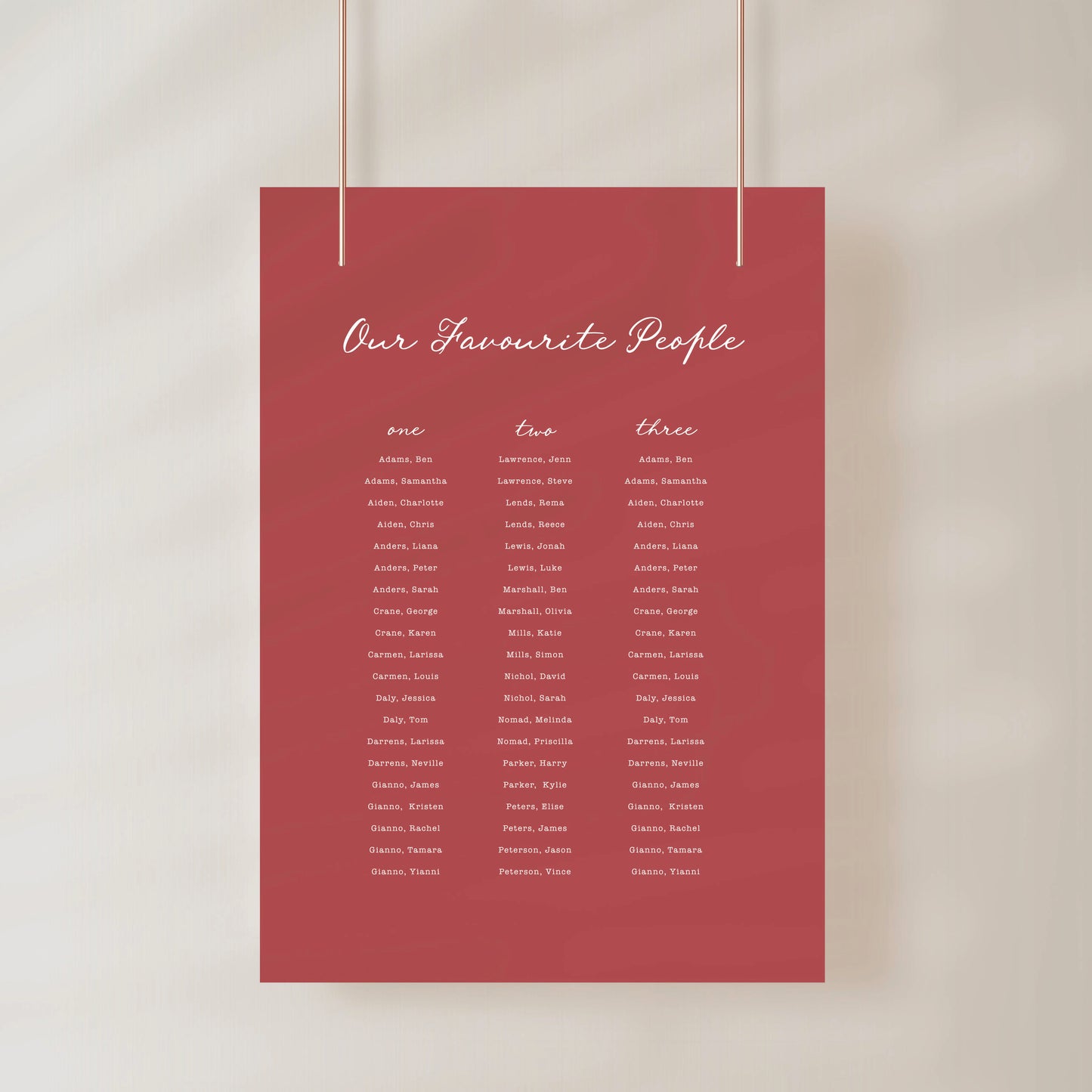 
                  
                    Maison D'amour - Seating Chart
                  
                