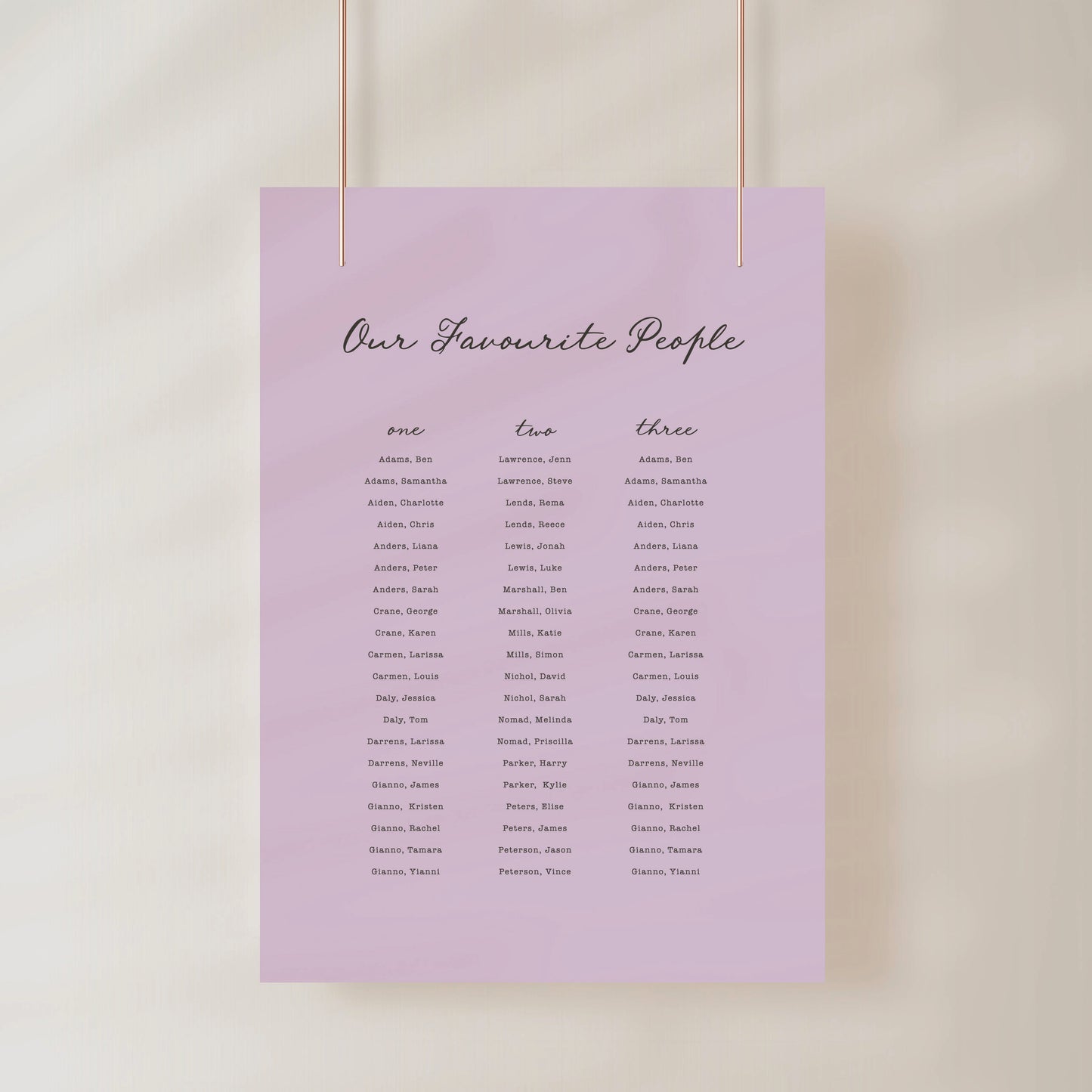 
                  
                    Maison D'amour - Seating Chart
                  
                