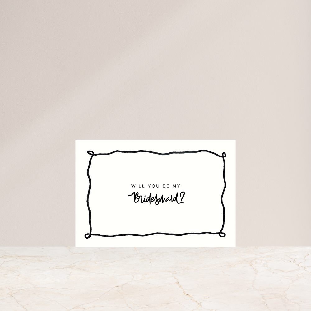 Amalfi Bridesmaid Card